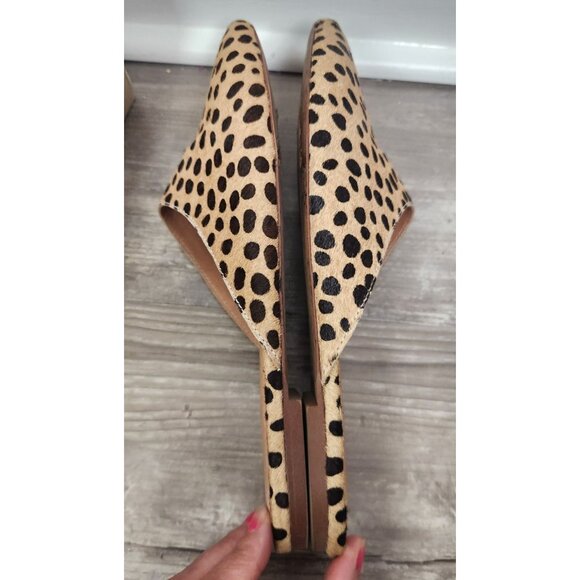 Madewell Women's Sz. 8 Remi Mule In Dotted Calf Hair - Picture 6 of 9